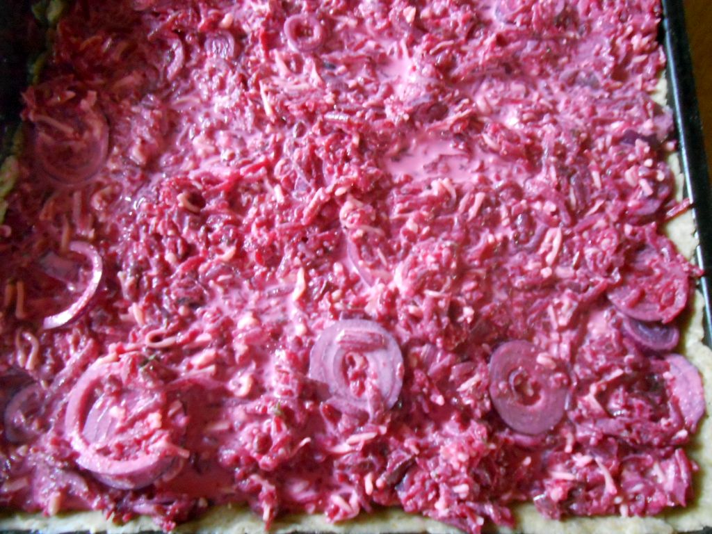 Rote Bete-Quiche